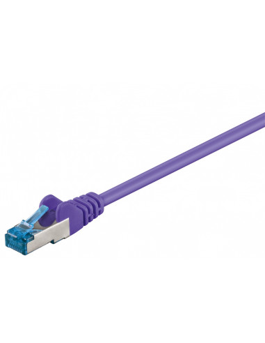 CAT 6AKabel łączący, S/FTP (PiMF), Fioletowy - Długość kabla 1.5 m