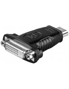 Adapter HDMI™/DVI-D, niklowany - Połączenie typu Wtyk HDMI™ (typ A)