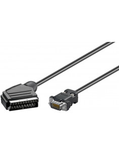 Kabel przejściowy, Scart na VGA - Długość kabla 2 m