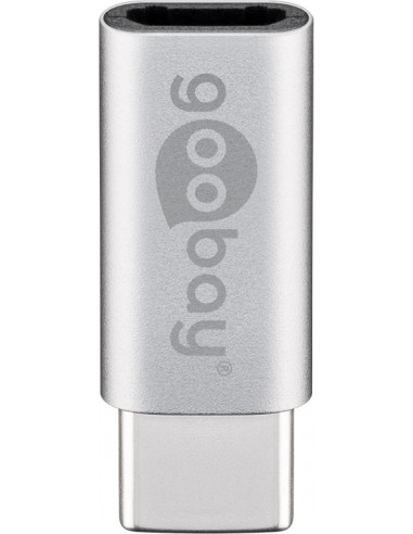 Adapter USB-C™ na USB 2.0 Micro-B, srebrny