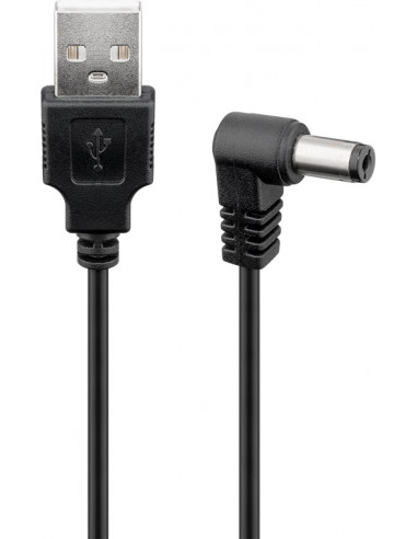 Kabel USB–DC 5,5 x 2,1 mm - Długość kabla 1.5 m