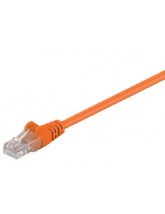 CAT 5e Kabel łączący, U/UTP, Pomarańczowy - Długość kabla 7.5 m
