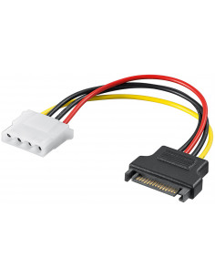 Kabel/Adapter zasilający do komputera, gniazdo SATA na gniazdo 5,25 - Długość kabla 0.17 m