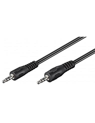 Kabel łączący audio AUX, 3,5 mm stereo, Kabel płaski - Długość kabla 5 m