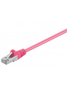 CAT 5e Kabel łączący, SF/UTP, Purpurowy - Długość kabla 3 m