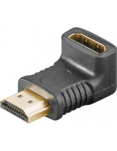 Adapter kątowy HDMI™, pozłacany - Połączenie typu Gniazdo HDMI™ (typ A)