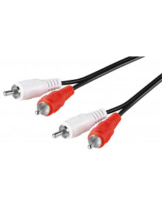 Kabel łączący stereo 2 x cinch - Długość kabla 2.5 m
