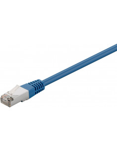 CAT 5e Kabel łączący, F/UTP, Niebieski - Długość kabla 2 m