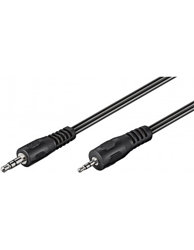 Kabel przejściowy audio AUX, 3,5 mm na 2,5 mm stereo - Długość kabla 2 m