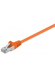 CAT 5e Kabel łączący, F/UTP, Pomarańczowy - Długość kabla 1.5 m