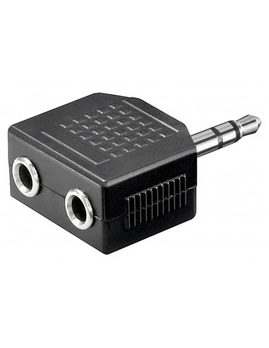 Adapter do słuchawek AUX, złącze jack 3,5 mm 1 na 2 - Połączenie typu Wtyk jack 3,5 mm (3-pinowy, stereo)