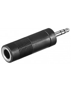 Adapter do słuchawek AUX, złącze jack 3,5 mm na 6,35 mm - Połączenie typu Wtyk jack 3,5 mm (3-pinowy, stereo)