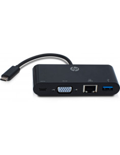 USB-C ™ z VGA, USB-C, USB 3.0 i Ethernet - Multiple Connector