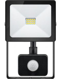Reflektor zewnętrzny LED, 10 W, Slim Classic, z czujnikiem ruchu