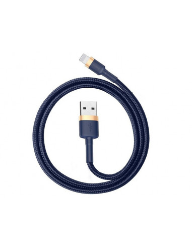 BASEUS Kabel USB Lightning iPhone 2,0m Cafule 1.5A (CALKLF-CV3) Blue-Gold