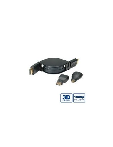 VALUE Kabel HDMI High Speed z Ethernet 3in1 Set 1.2m