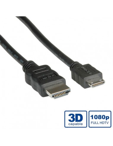 VALUE kabel HDMI High Speed z Ethernetem.Typ A M - C M. 0.8m
