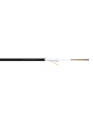 Kabel światłowodowy uniwersalny DIGITUS 12 włókien OM2 50/125 Dca LSOH 1500N czarny A/I-DQ(ZN)BH
