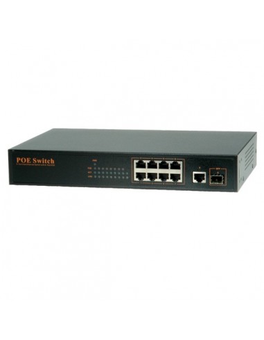 VALUE Switch PoE 9x (8+1), 150W, 802.3at
