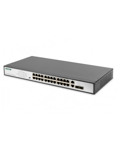 Switch PoE Fast Ethernet 24-portowy 24-portowy przełącznik Fast Ethernet PoE + 2G