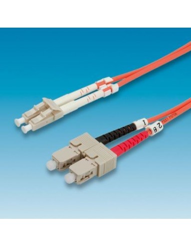 Kabel Value Patchcord światłowodowy 62.5/125 LC-SC pomarańcz 0.5m