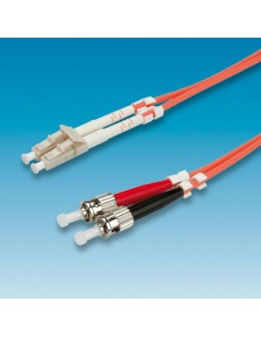 Kabel Value Patchcord światłowodowy 62.5/125 LC-ST pomarańcz 2m