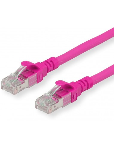 ROLINE Patchcord Kat.6A S/FTP (PiMF) Component Level LSOH różowy 20m