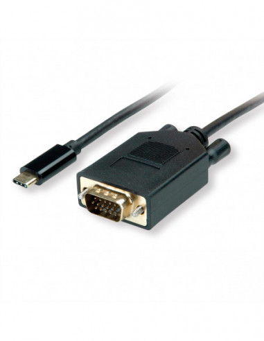 VALUE USB Typ C - kabel VGA, M/M, 2 m