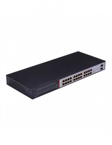 ROLINE Gigabit Ethernet Switch, 24x 10/100/1000 portów + 2x porty SFP