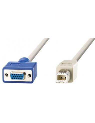 Roline Kabel do p. KVM  HD15M+USBA/HD15F+USBB 3m