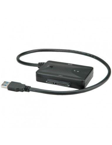 ROLINE USB 3.0 - 2x SATA 3Gbit/s Adapter with One-touch-backup function