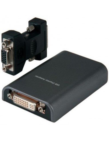 Roline Adapter USB - DVI/VGA wysoka rozdzielczość