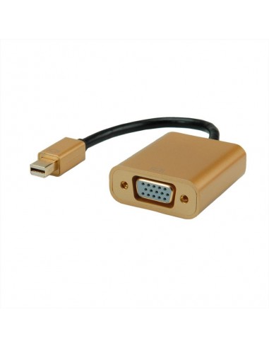 ROLINE Kabel Adapter GOLD, MiniDP-VGA, M/F, v1.2