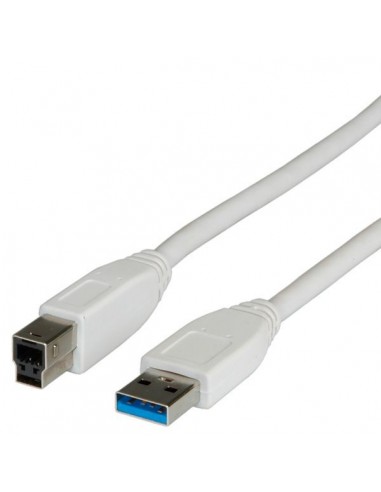 Kabel USB 3.0 Typ A M - B M 1.8m szary