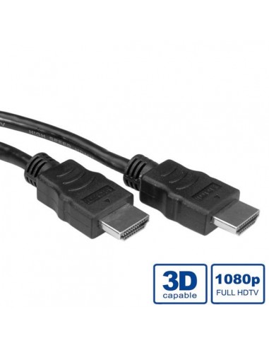 Kabel HDMI High Speed z Ethernet M - M 1m czarny