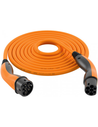 HELIX® kabel do ładowania Typu 2, do 22 kW, 5 m, Pomarańczowy - Wersja kolorystyczna