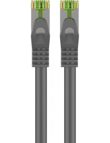 Kabel krosowy CAT 8.1, S/FTP (PiMF), Szary - Długość kabla 5 m